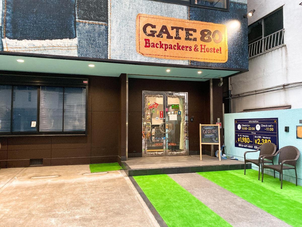 Gate 80 Hostel Osaka Exterior foto